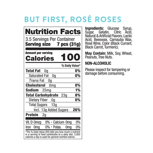 Sugarfina But First, Ros&#233; Roses, Set of 4