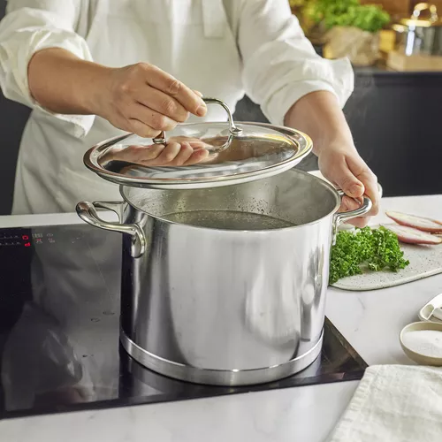 Demeyere Atlantis7 Stainless Steel Stock Pot with Lid