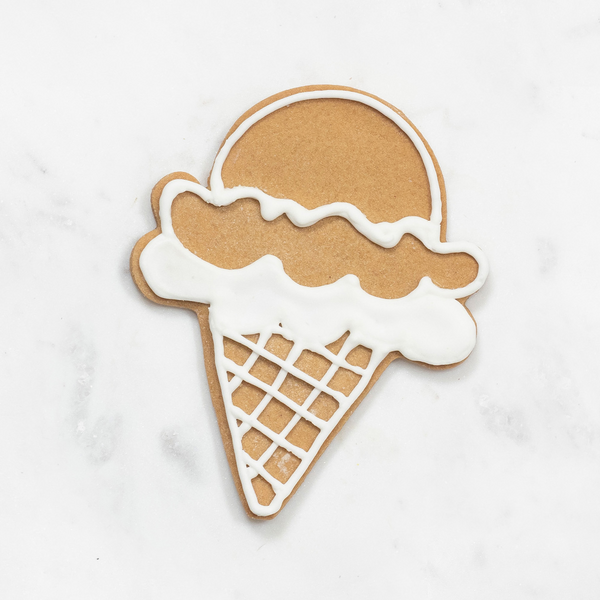 Ice Cream Cone Cookie Cutter, 3.5&#34;