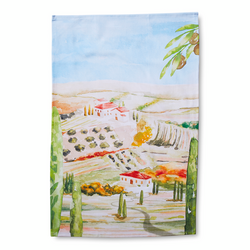 Sur La Table Vineyard Landscape Kitchen Towel