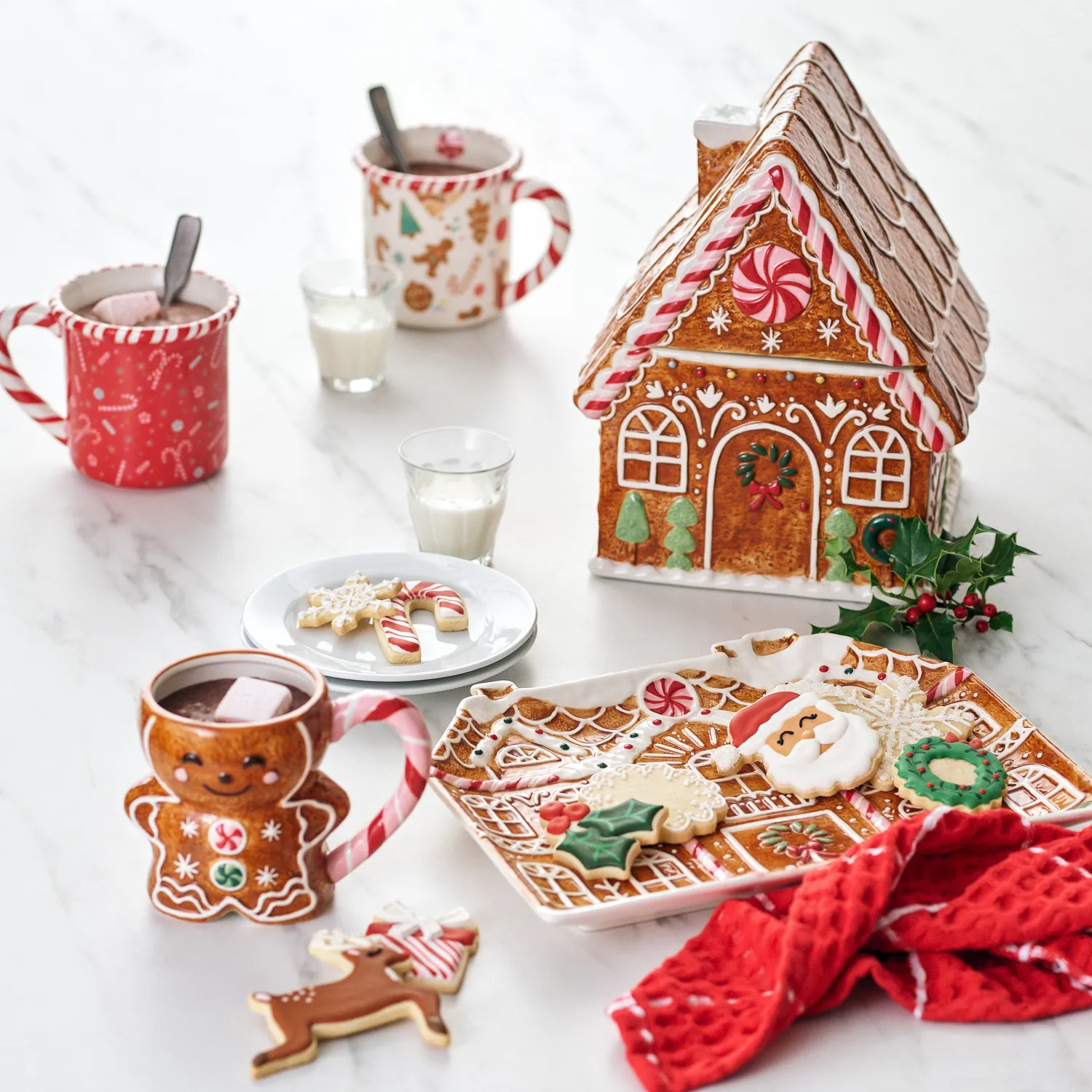 Sur La Table Candy Cane Mug