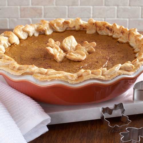 Leaf-Crust Pumpkin Pie