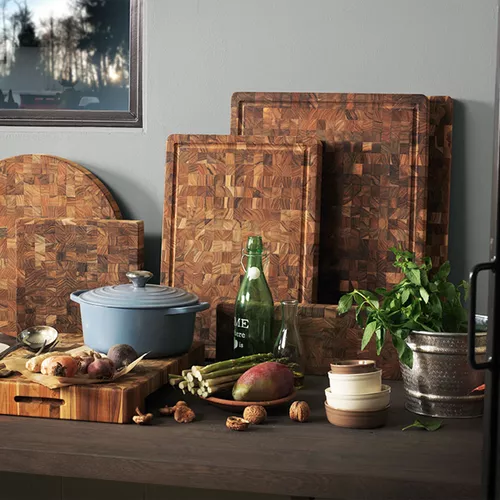 Teakhaus End Grain Reversible Carving Board