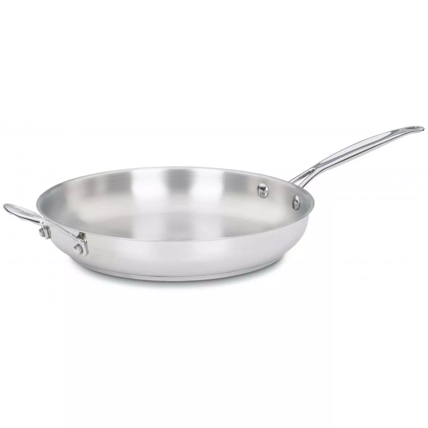Chef’s Classic Stainless Steel Sauté Pan with Lid, 5.5 Quart