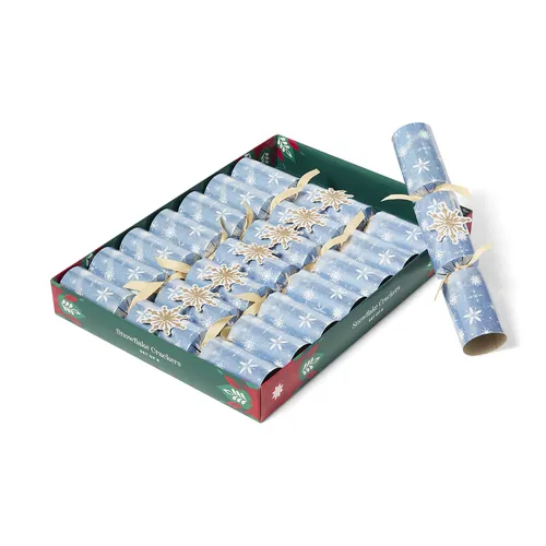 Sur La Table Snowflake Crackers, Set of 8