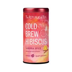 The Republic of Tea Cold Brew Hibiscus Sangria Spice Iced Tea