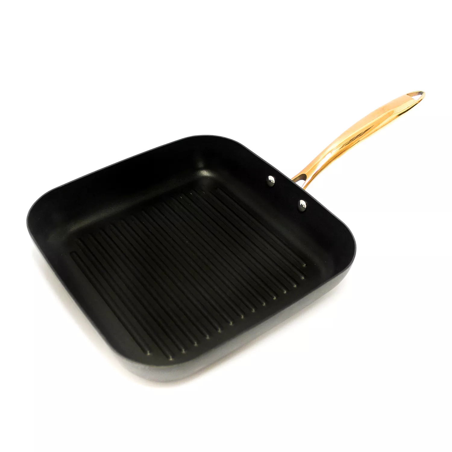 BergHOFF Ouro Hard-Anodized Square Grill Pan, 10&#34;