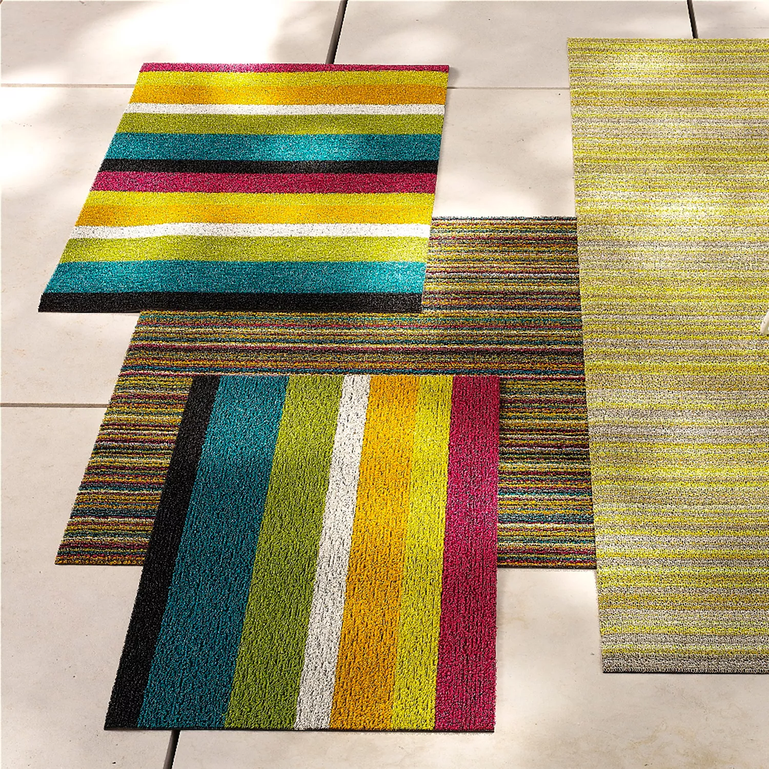 Chilewich Bold Shag Mat, Multi