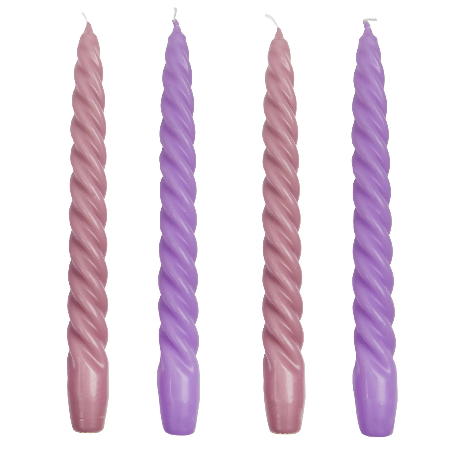 Talking Tables Spiral Taper Candles, Set of 4