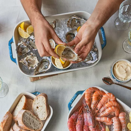 Staub Stoneware 3-Piece Rectangular Baker Set