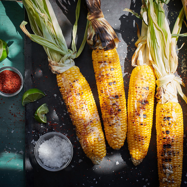 Grilled Corn with Chipotle Butter and Cilantro