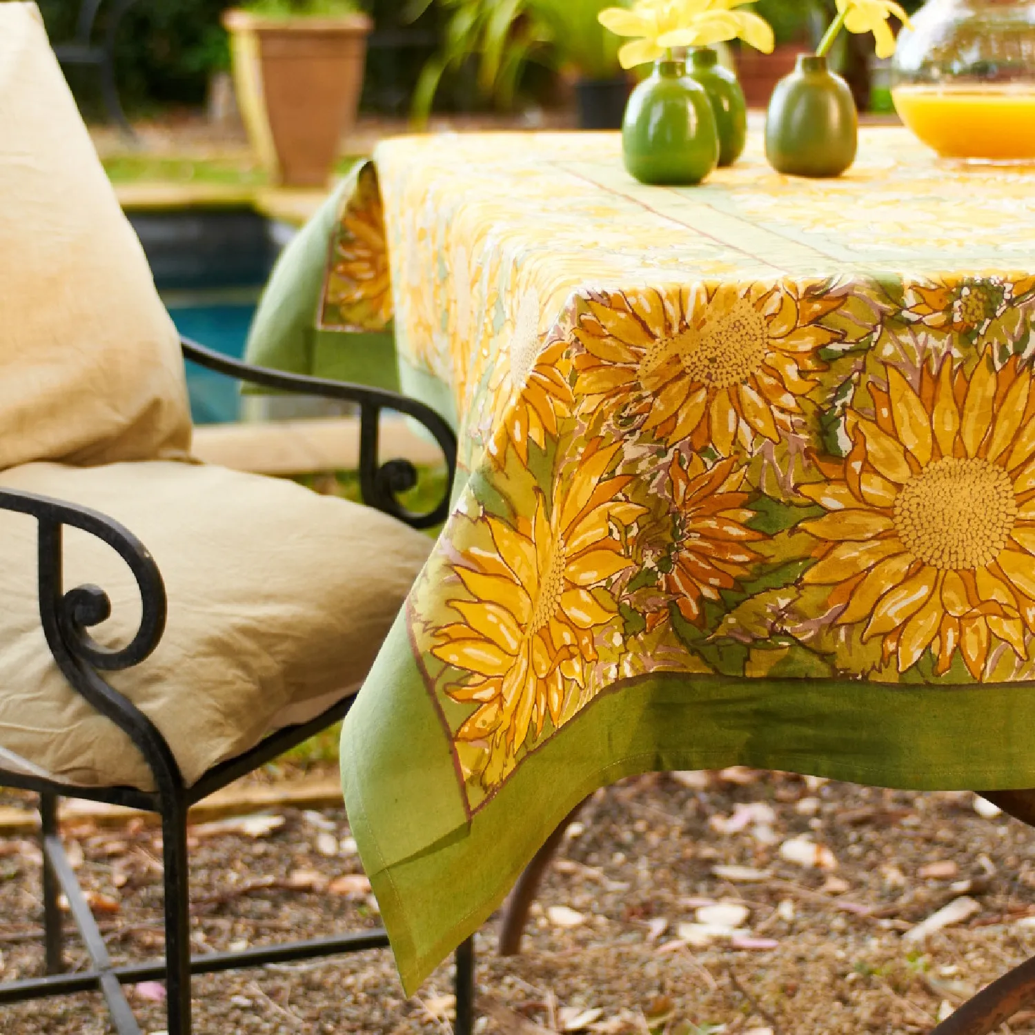 Couleur Nature Sunflower Tablecloth