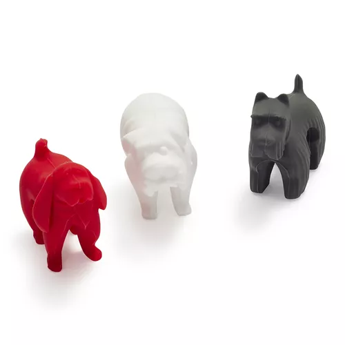 Tovolo Dog Lid Rests, Set of 3