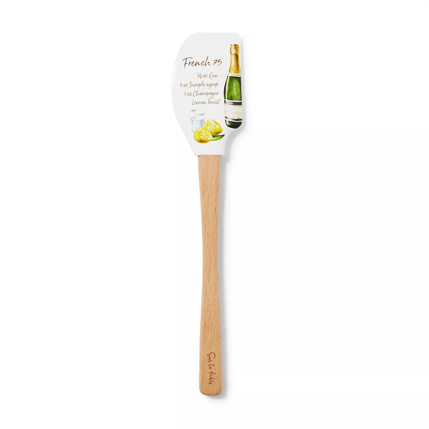 Sur La Table Flex-Core Silicone Spatula with Wood Handle