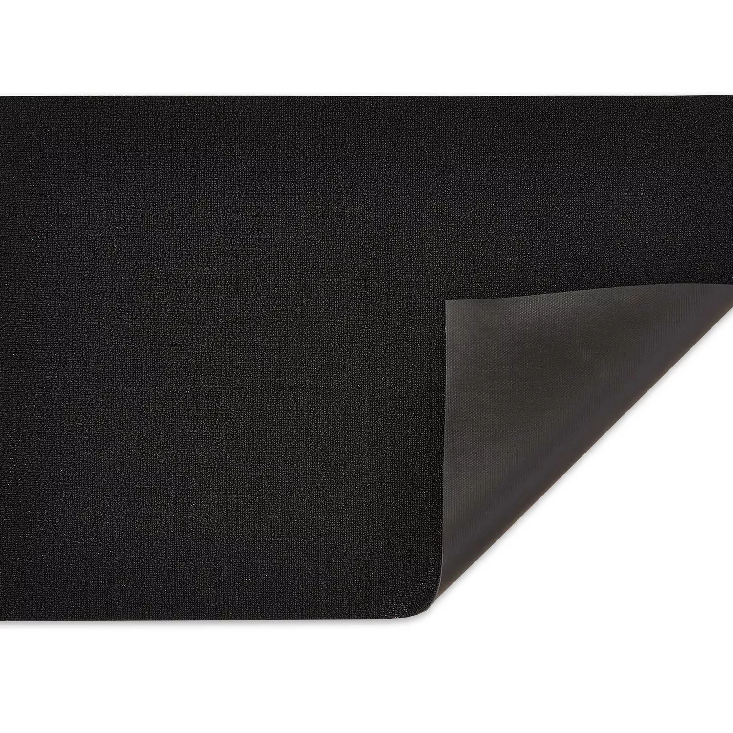 Chilewich Easy-Care Bold Solid Shag Rug, Black