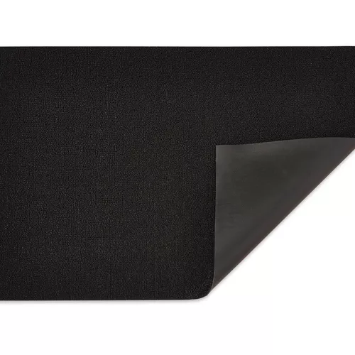 Chilewich Easy-Care Bold Solid Shag Rug, Black