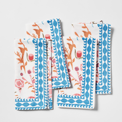 Sur La Table Colorful Posy Napkins, Set of 4 