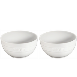 Staub Stoneware Bowls, Set of 2