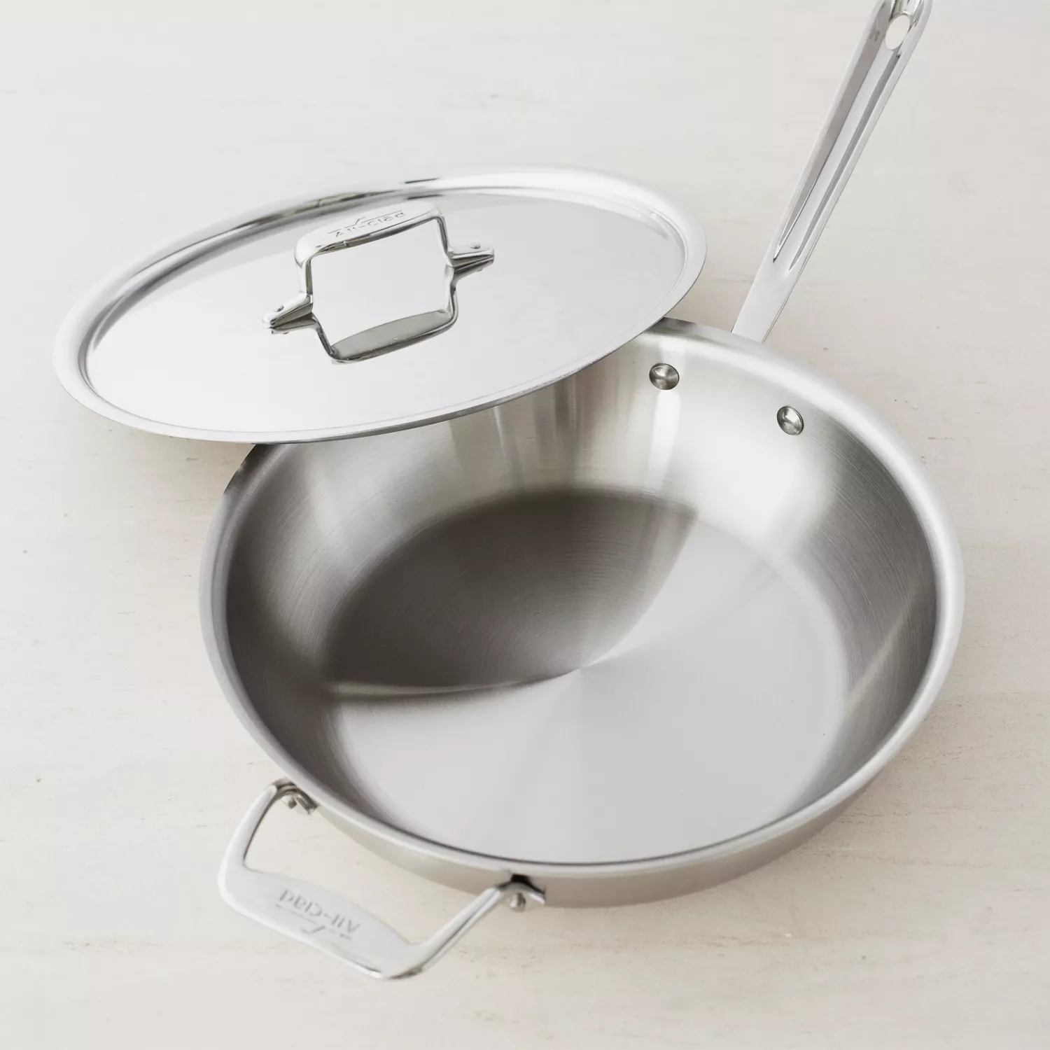 All Clad Stainless Steel 4 Quart Weeknight Pan
