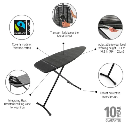 Brabantia Ironing Board with Heat-Free Zone