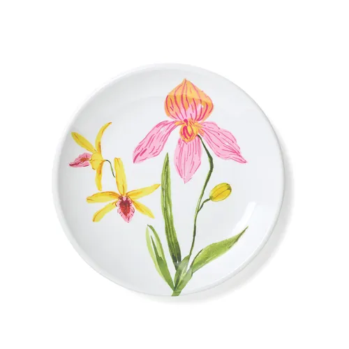 Sur La Table Orchid Melamine Salad Plate