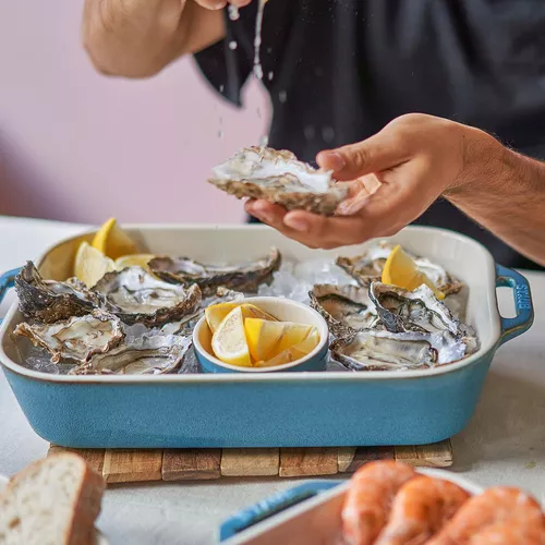 Staub Stoneware 3-Piece Rectangular Baker Set