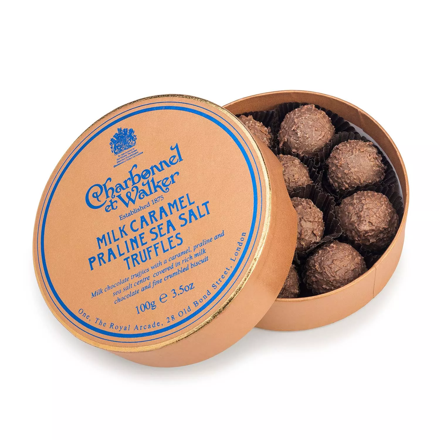Charbonnel et Walker Milk Chocolate Sea Salt Caramel Praline Truffles