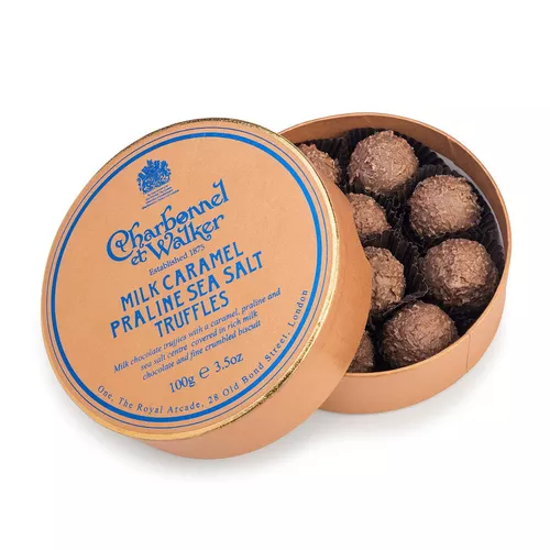 Charbonnel et Walker Milk Chocolate Sea Salt Caramel Praline Truffles