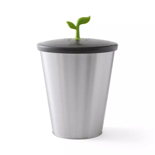 Chef&#8217;n EcoCrock Stainless Steel Compost Bin