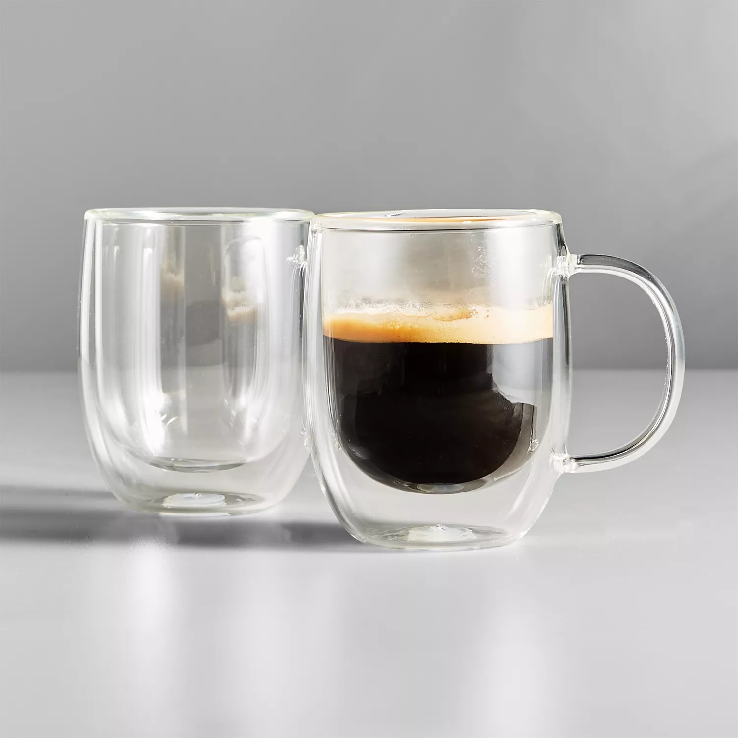 Sur La Table Double-Wall Double Espresso Glasses, Set Of 2