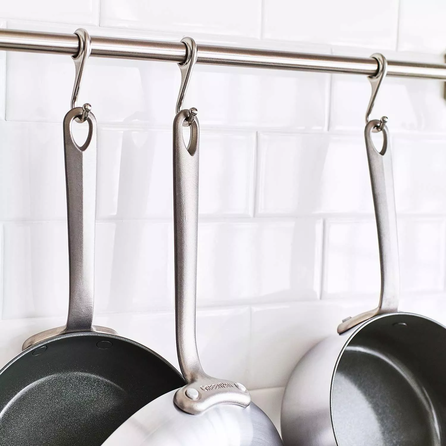 GreenPan Craft Steel 10-Piece Cookware Set with Bonus Pan Protectors