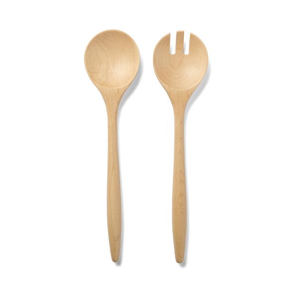 Sur La Table Maple Wood 2-Piece Server Set