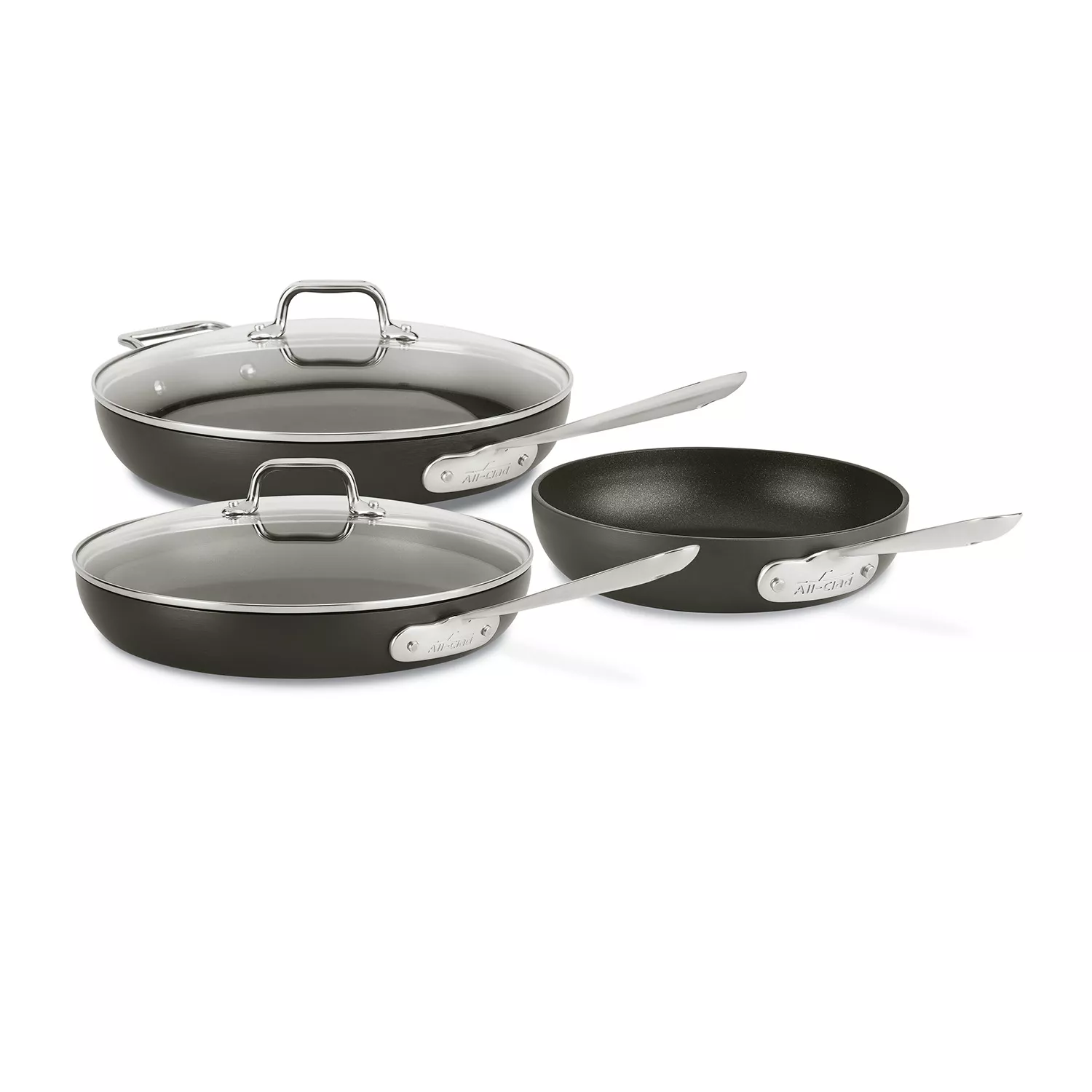 AllClad HA1 Nonstick Skillet & Lid, Set of 5 Sur La Table