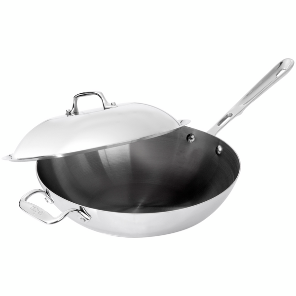 All-Clad Copper Core Chef&#8217;s Pan with Lid, 12&#34;