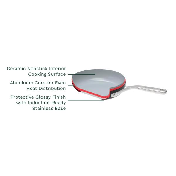 Cuisinart Culinary PurelyCeramic Nonstick 12-Piece Cookware Set - thumbnail 7