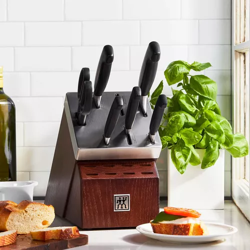 Zwilling J.A. Henckels Four Star Eco 7-Piece Self-Sharpening Knife Block Set
