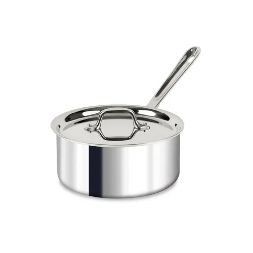 All-Clad D3 Stainless Steel Saucepan with Lid