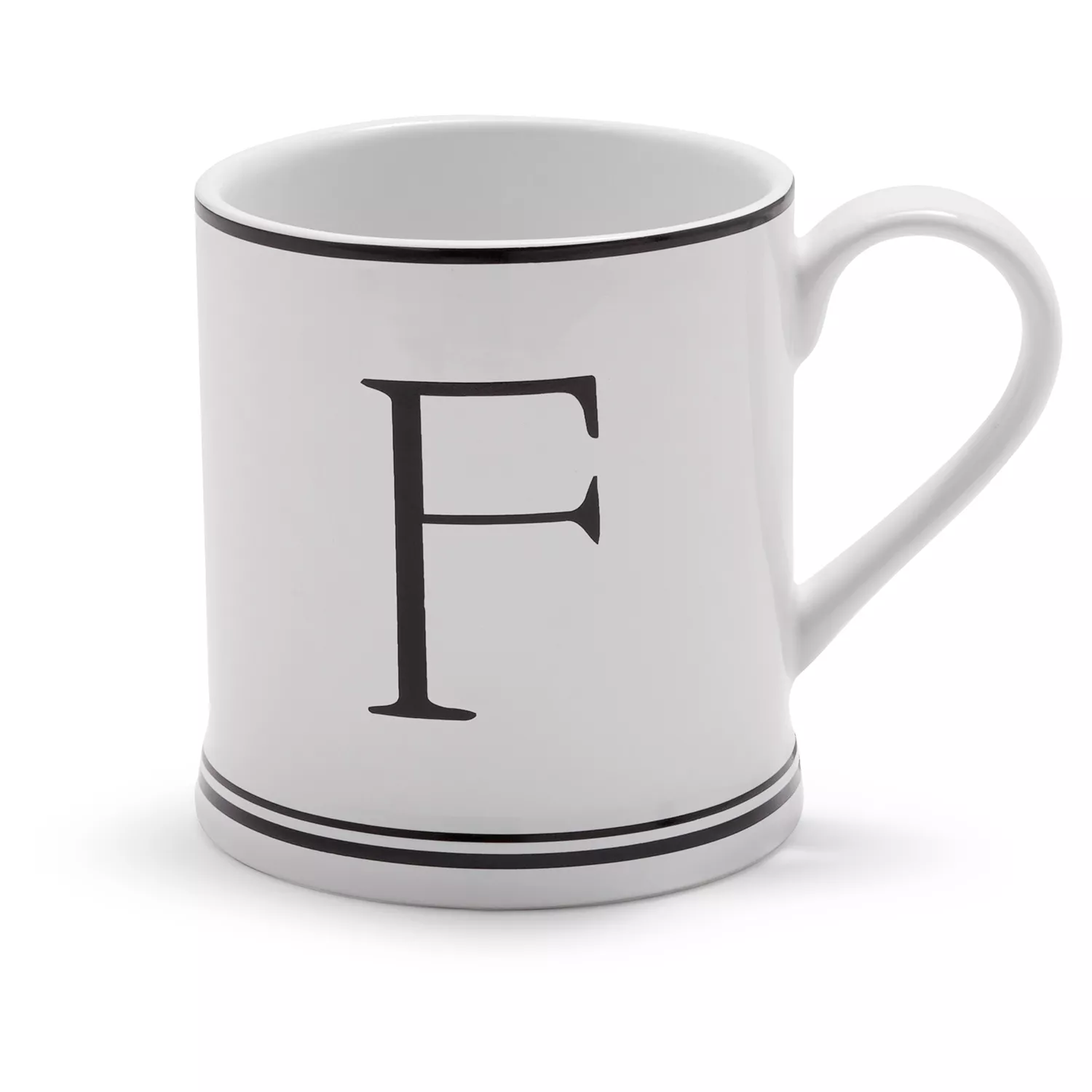 Sur La Table Monogram Mug, 15 oz.