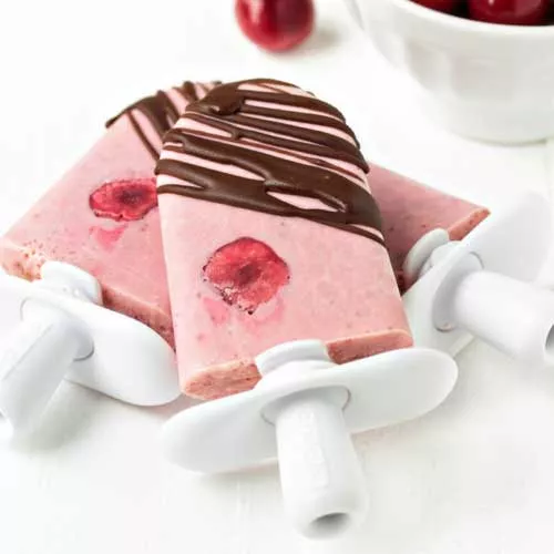 Cherries & Cream Quick Pops