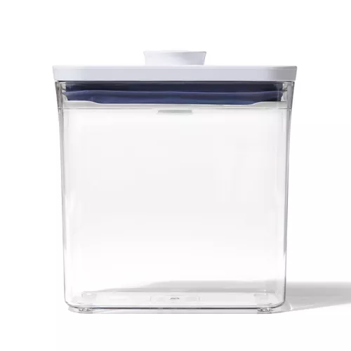 OXO Good Grips 5.2 Qt. Clear Round SAN Plastic Food Storage Container with  White POP Lid