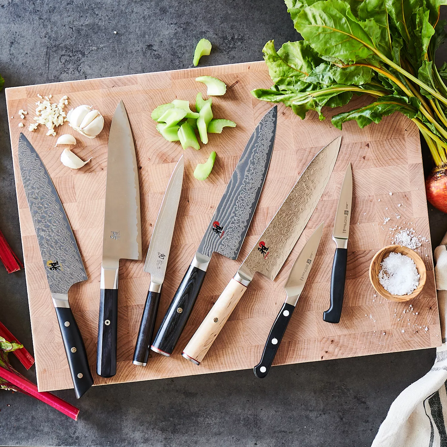 Feel like a master chef in the kitchen with this Japanese knife set