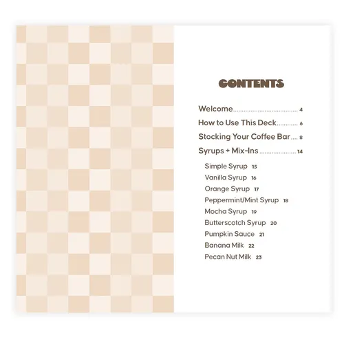  Coffee Cards: 50 Recipes for a Better Brew 