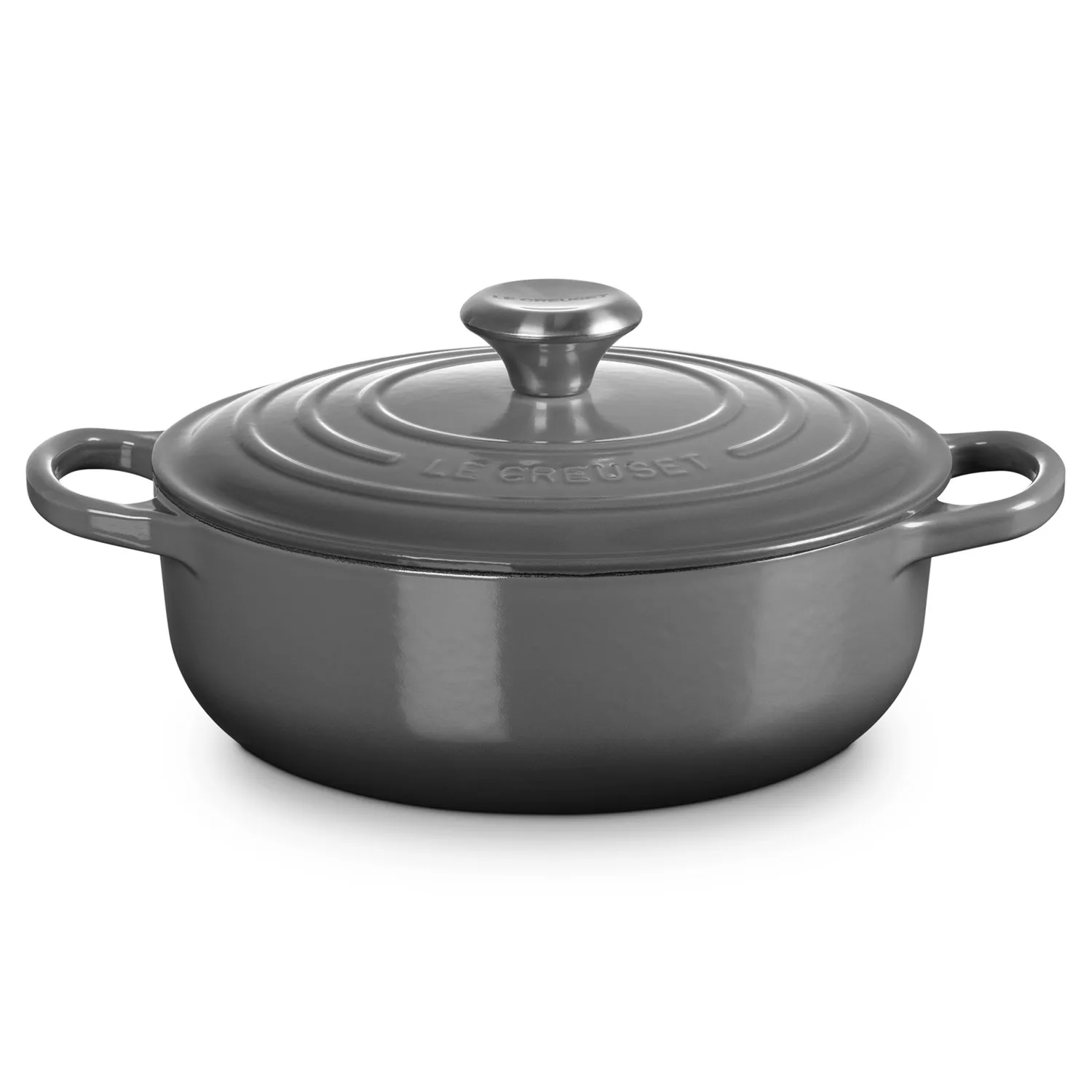 Le Creuset Signature Round Sauteuse with Lid, 3.5 qt.