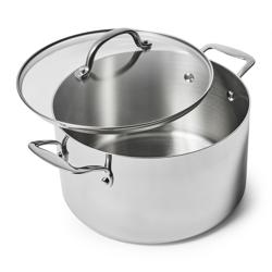 Sur La Table Signature Stainless Steel Stockpot, 8 qt.  I love this pot