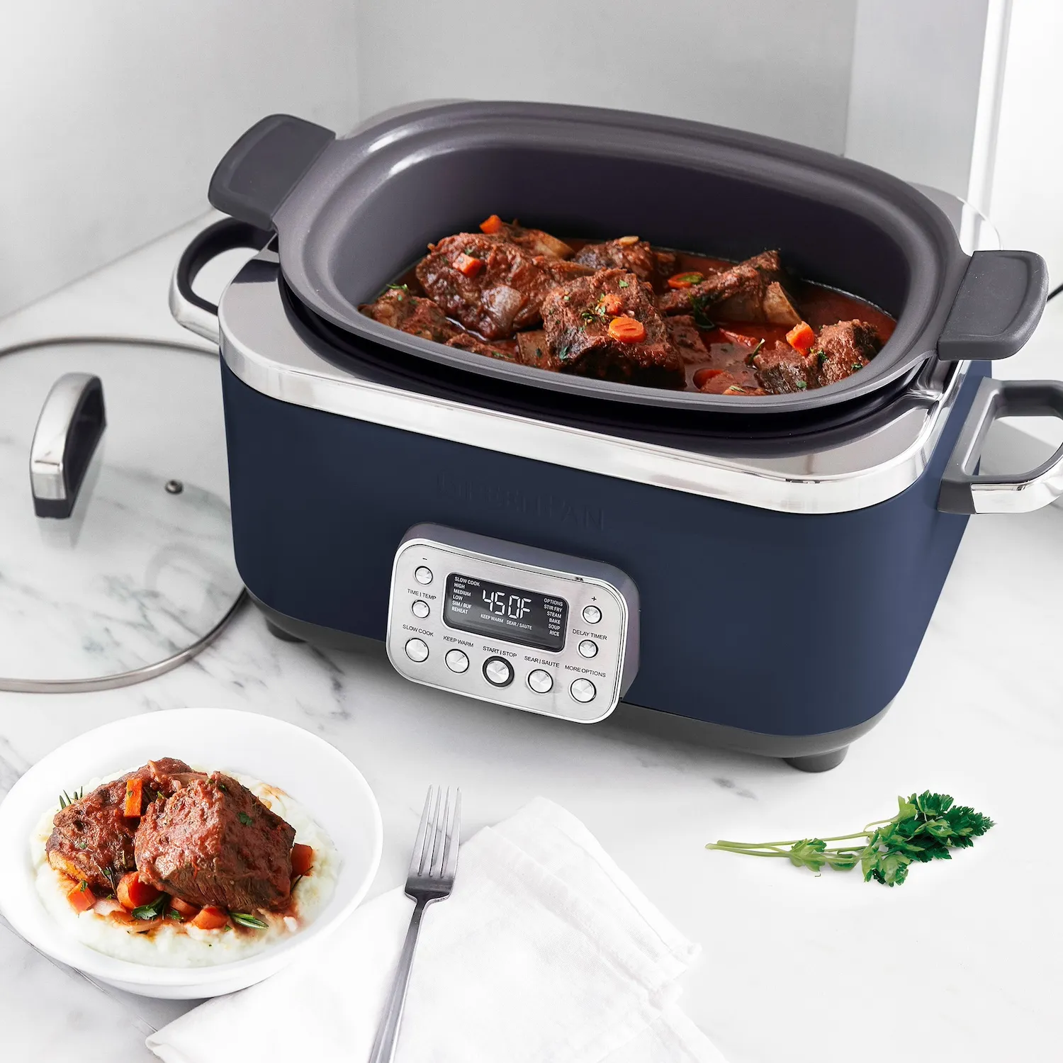 GreenPan Elite Slow Cooker, 6 qt.