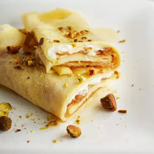 Caramelized Pear Crêpes