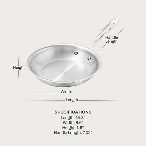 All-Clad D3 Stainless Steel Skillet