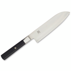 Miyabi Koh Santoku Knife, 7" I love santoku knives, and this one that came in my zwilling pro 8 piece knife block set is a workhorse