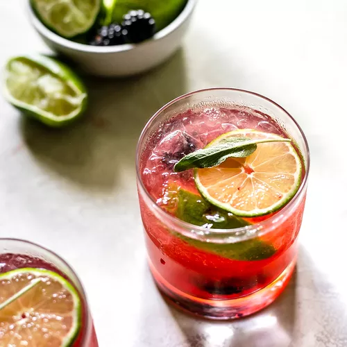 Blackberry Tequila Sage Smash