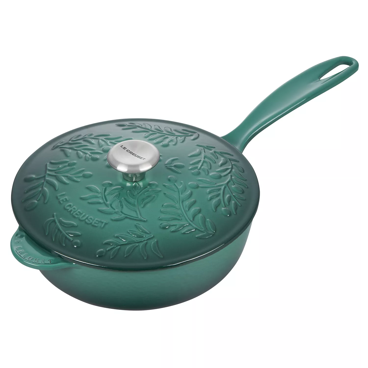 Le Creuset Enameled Cast Iron Olive Branch Saucier, 2.25 Qt